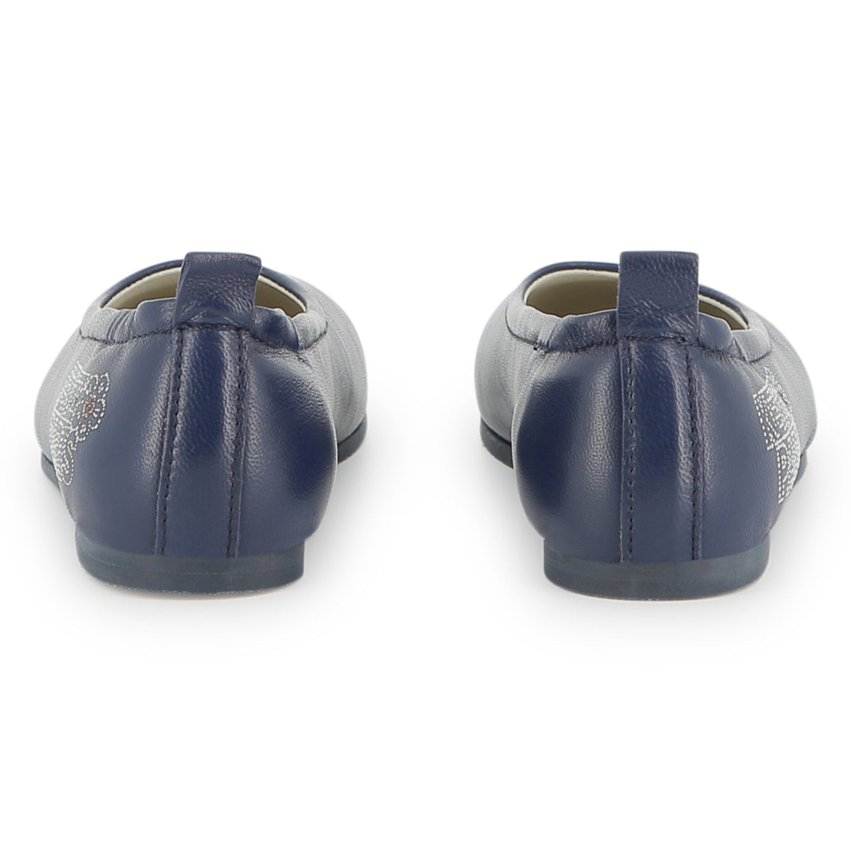 Ballerines en cuir - Navy