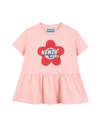 Robe imprimée en coton - Atomic Pink