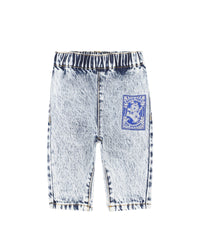 Pantalon denim en coton - Bleach