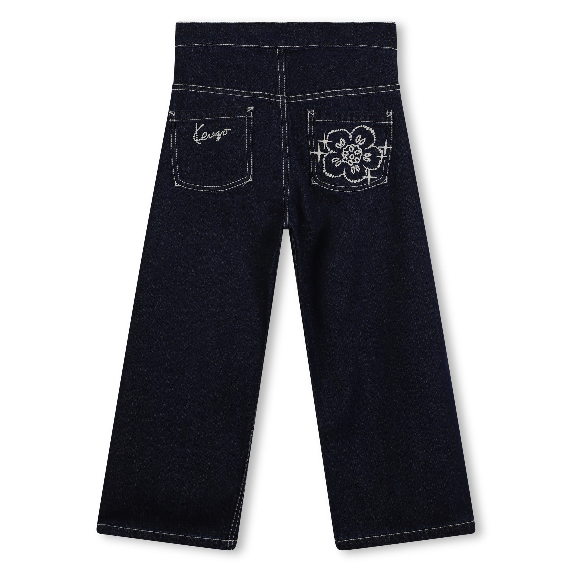 Pantalon à plis en denim - Denim Brut