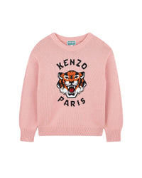 Tiger pattern jumper - Atomic Pink
