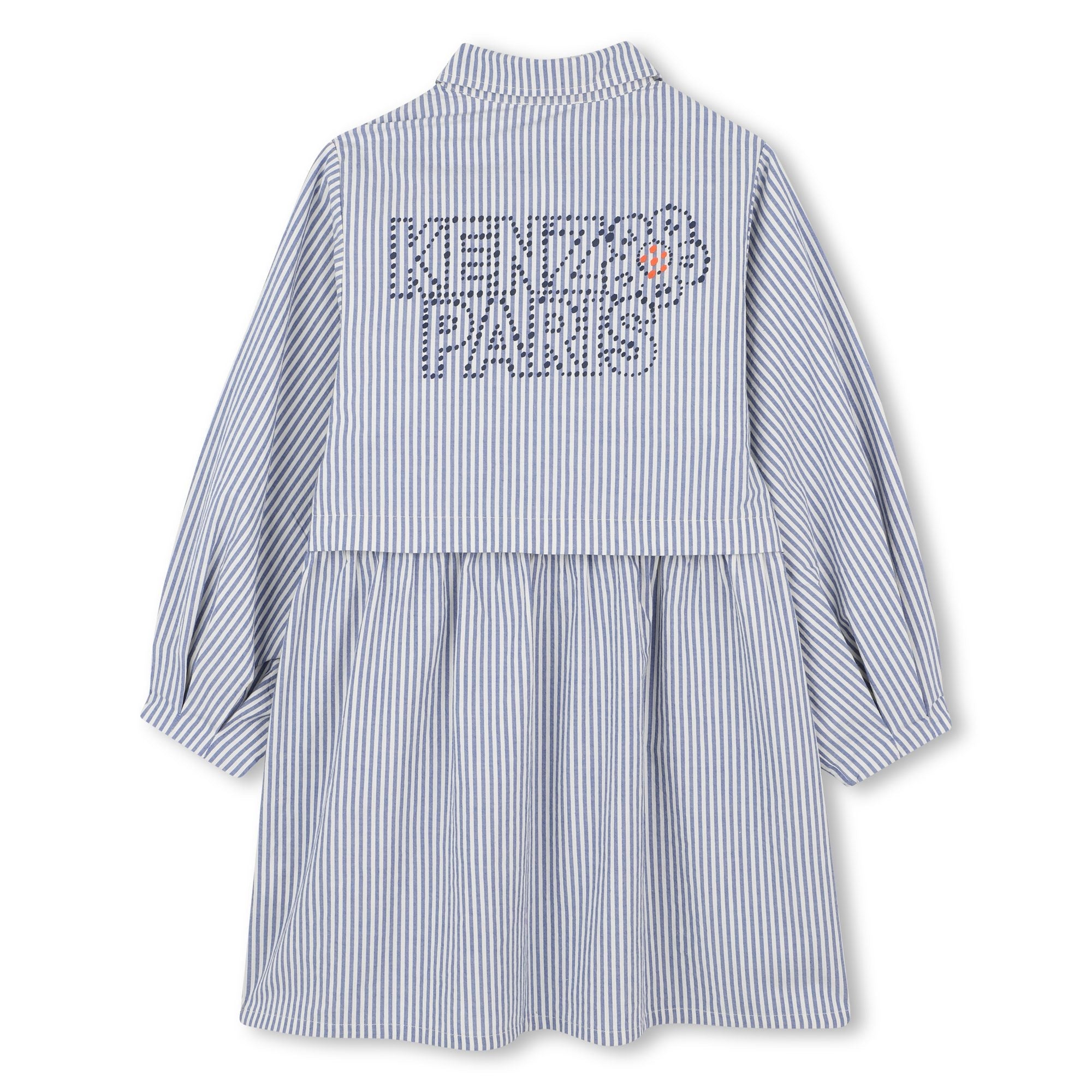 Striped shirt dress - Bleu Air