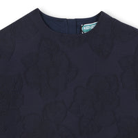 Jacquard dress - Bleu Mistral