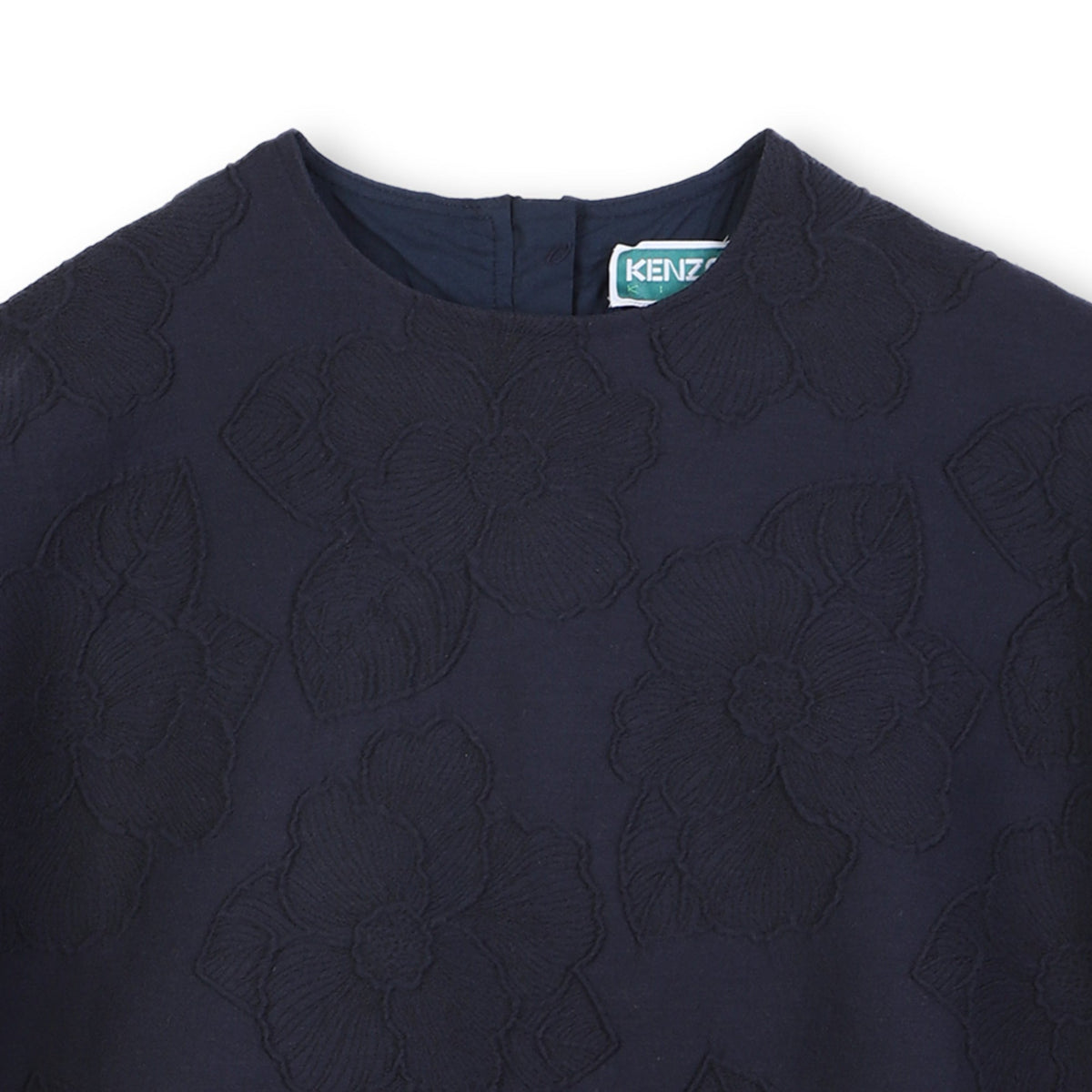 Sweat crop à zip - Navy
