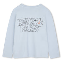 T-shirt manches longues à motif marguerite - Pale Blue