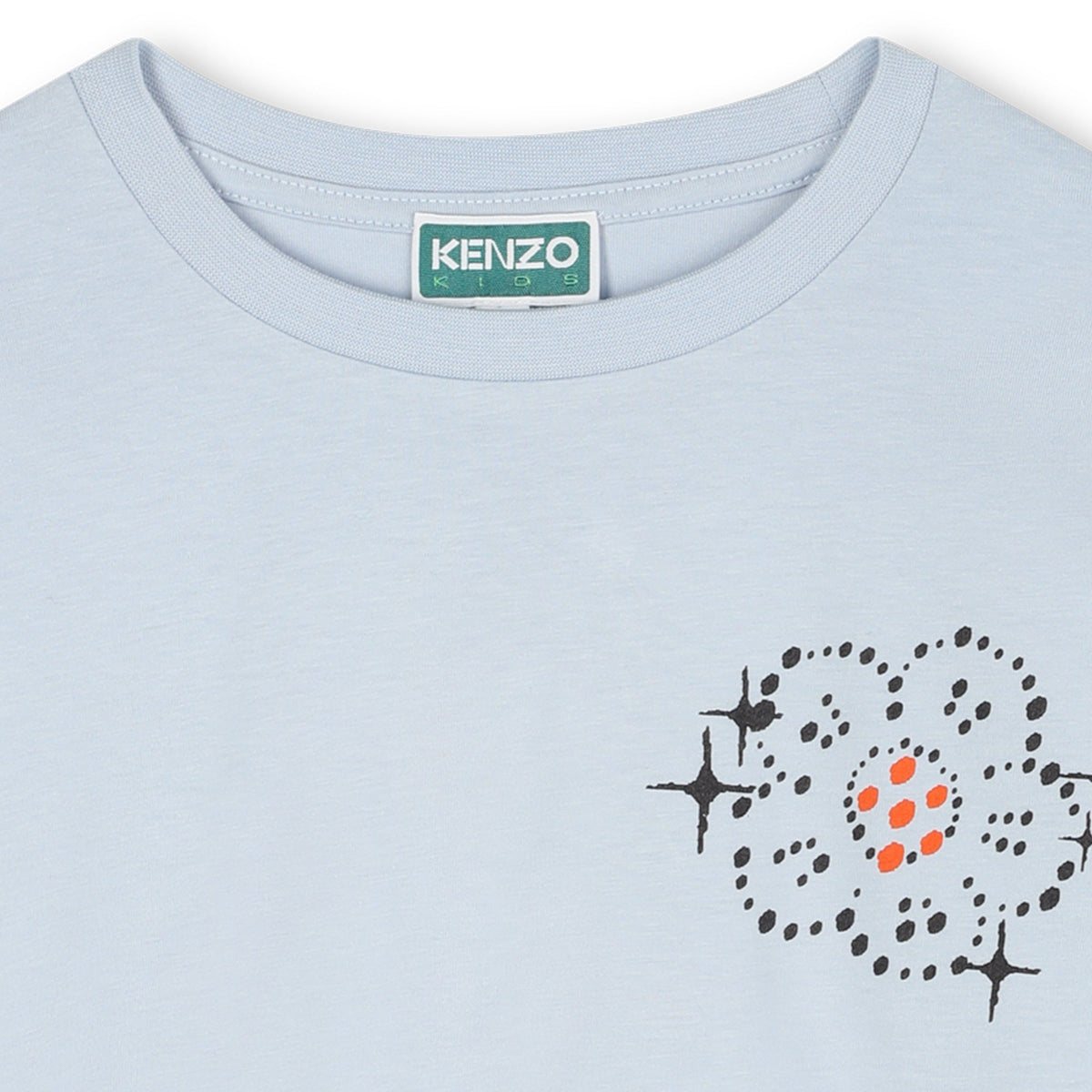 T-shirt manches longues à motif marguerite - Pale Blue