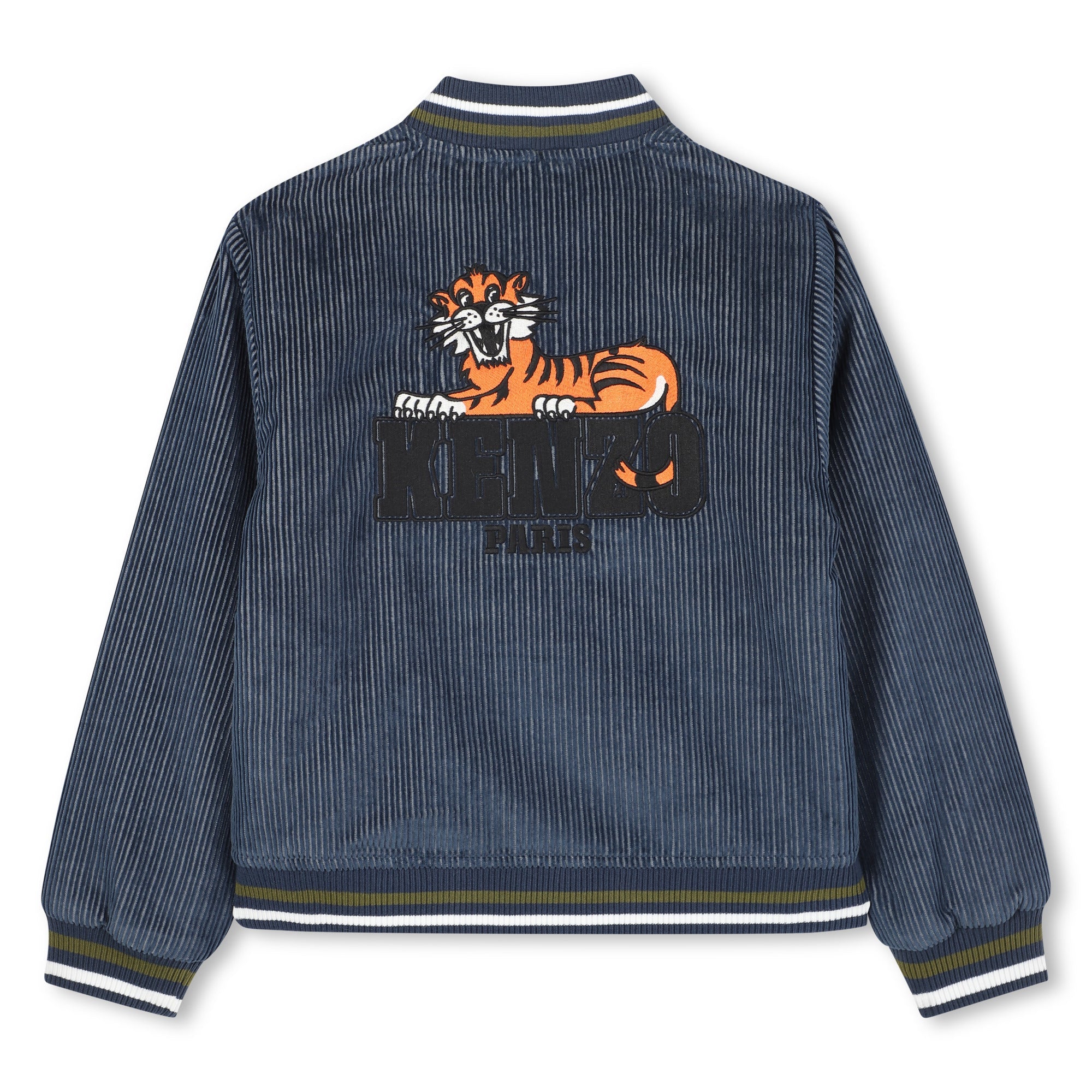 Veste à poches en velours - Indigo
