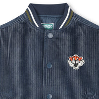 Veste à poches en velours - Indigo