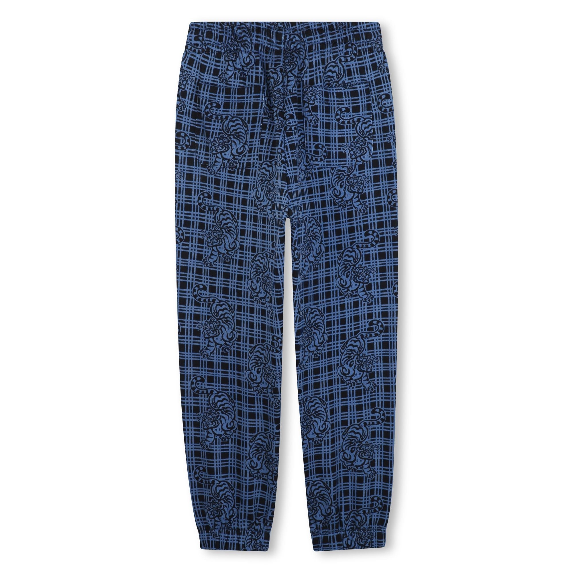 Pantalon de jogging imprimé intégral - Bleu Air