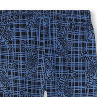Pantalon de jogging imprimé intégral - Bleu Air