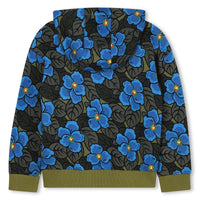 Sweatshirt à motif jacquard - Bleu Mistral