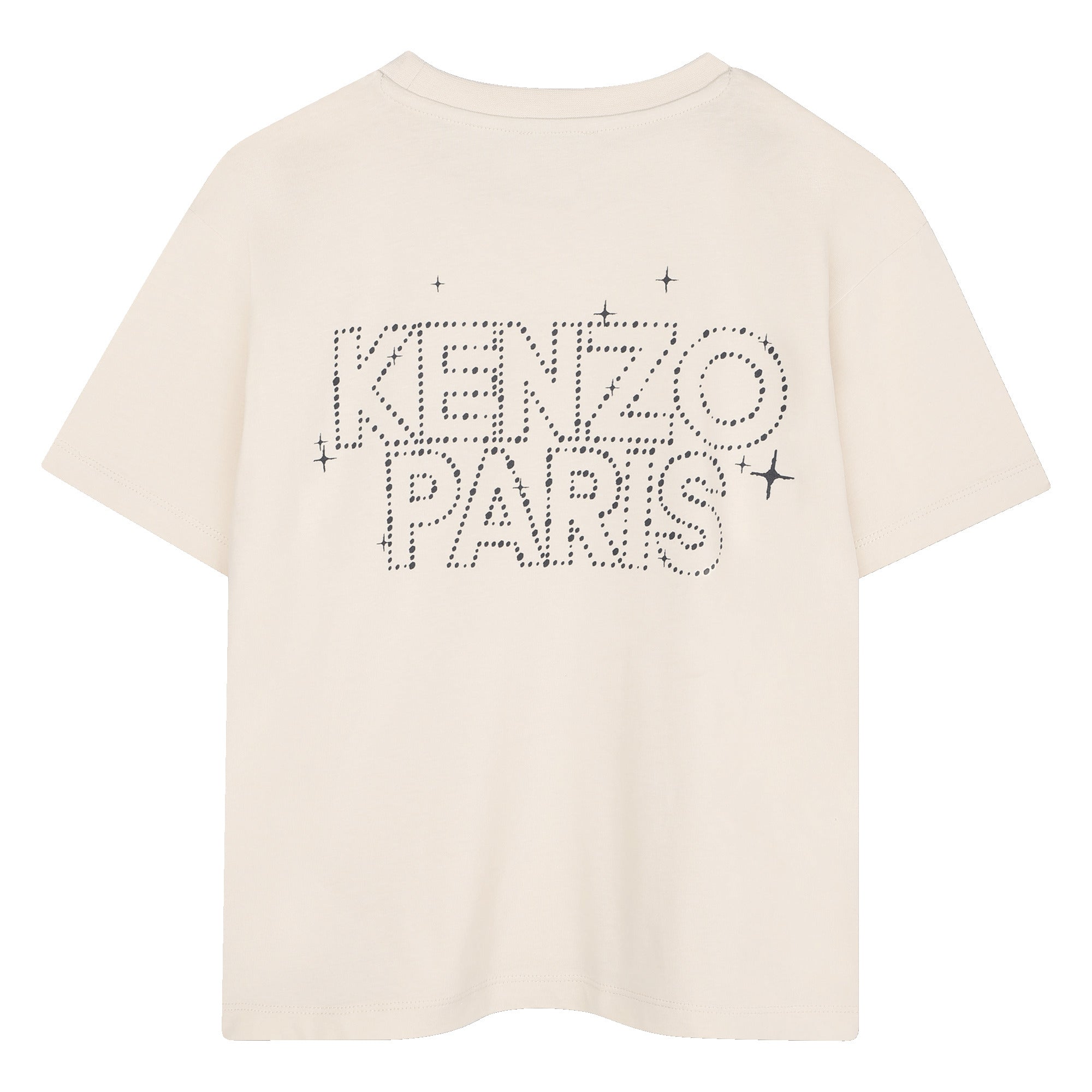 Loose-fitting T-shirt with rhinestone logo - Pale Trench