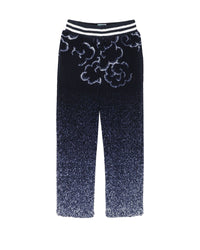 Pantalon de jogging en jacquard - Bleu Mistral