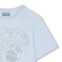 T-shirt ample à logo - Faded Blue