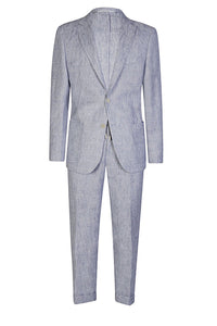 Costume à double boutonnage en laine - Sucre