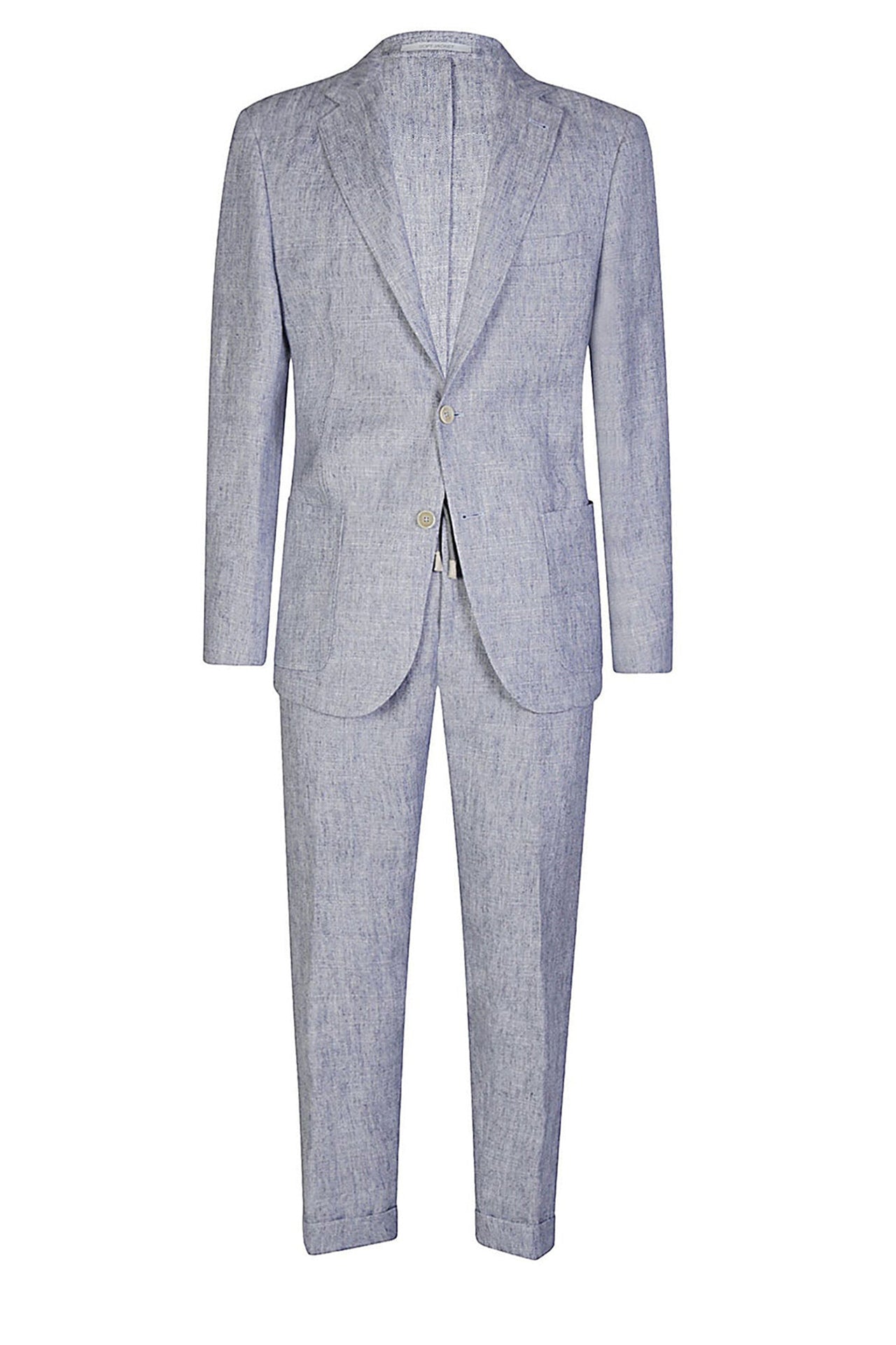 Costume à double boutonnage en laine - Sucre