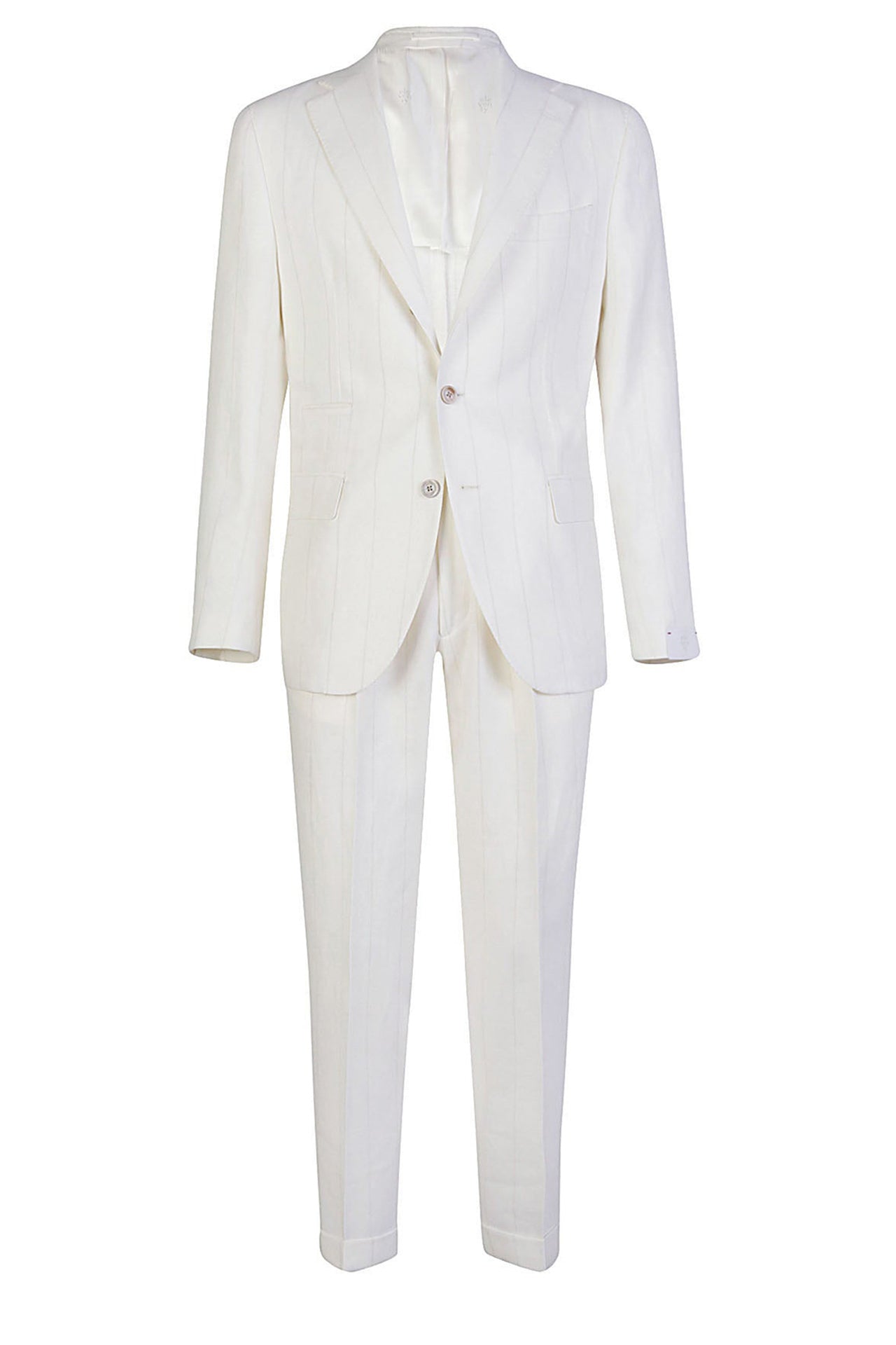 Costume à double boutonnage - Blanc