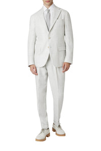 Costume ajusté - Gris Clair