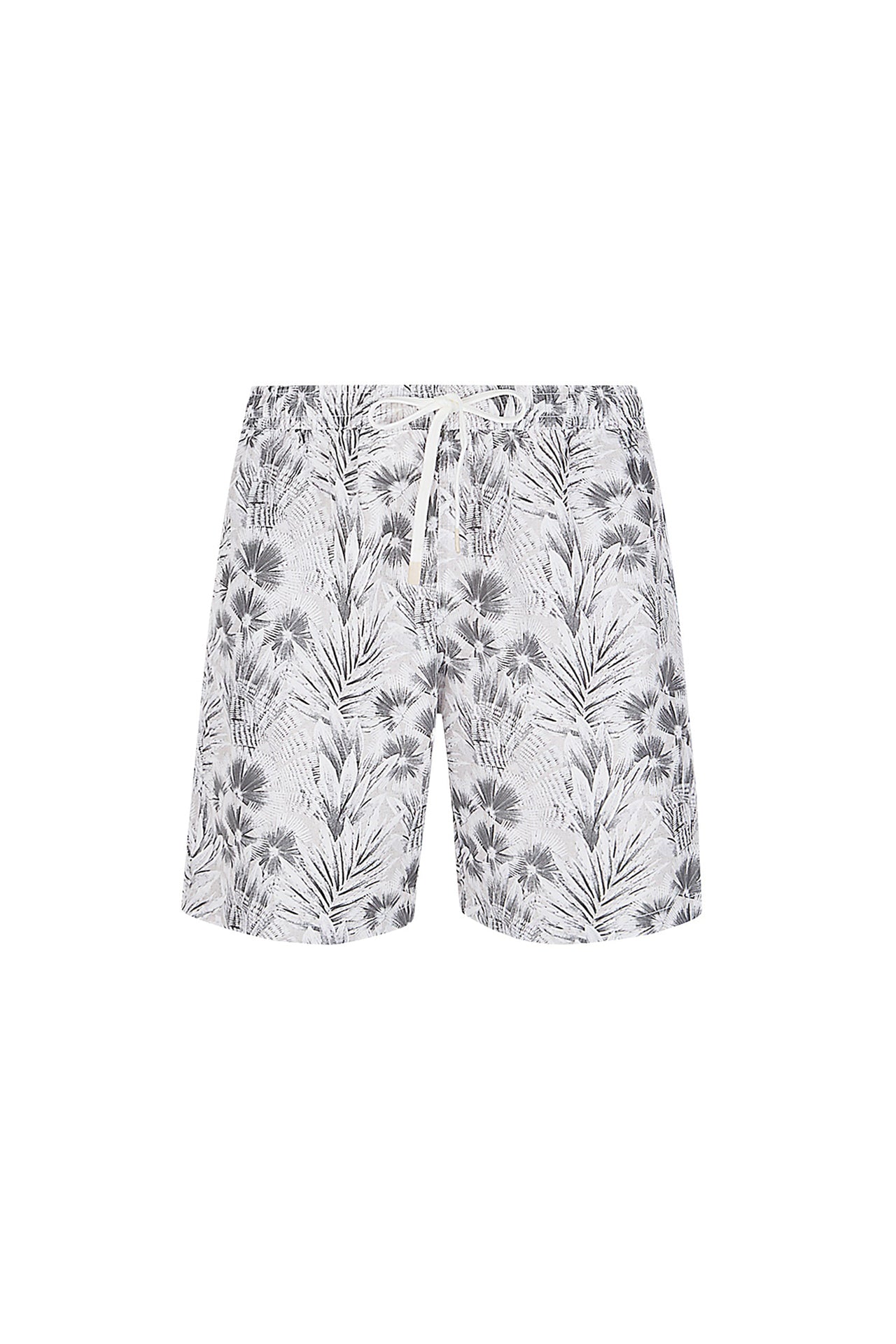 Short de plage à taille élastique - Noir