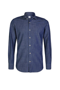 Chemise à col classique - Bleu