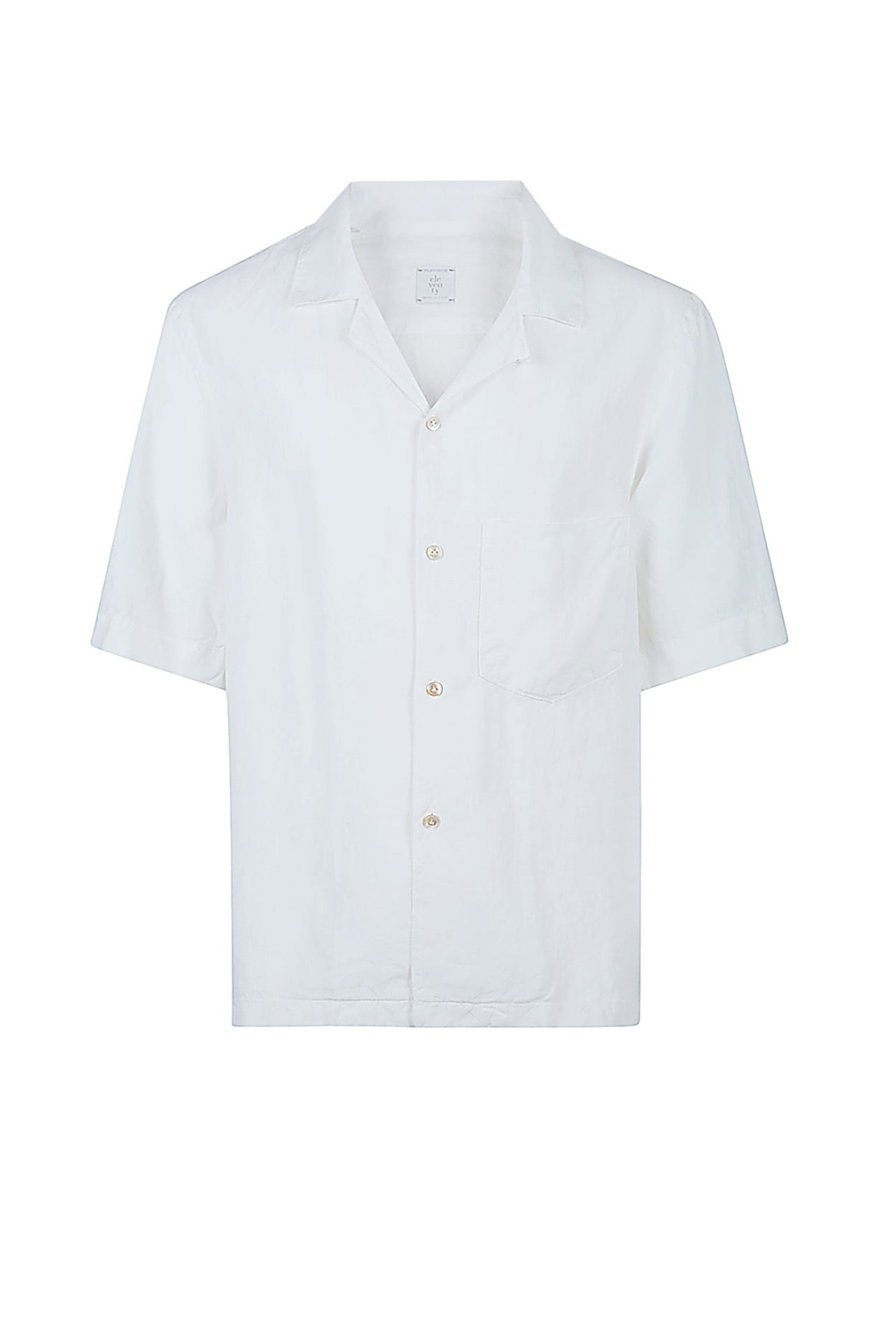 Chemise sans manches à col classique - Blanc