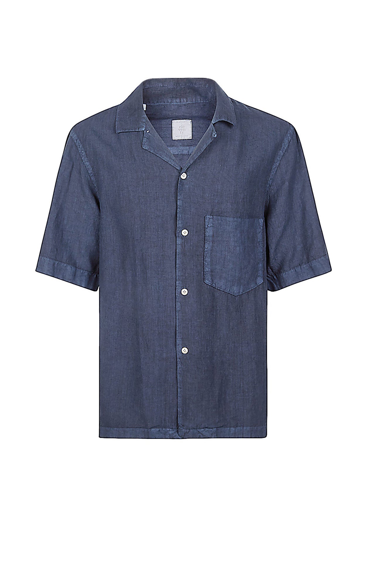 Chemise sans manches à col classique - Bleu nouveau