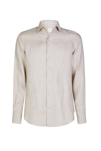 Chemise à col classique - Sable