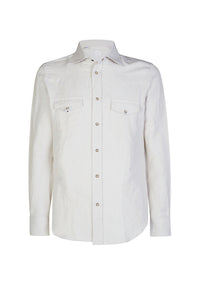 Chemise à col classique - Blanc