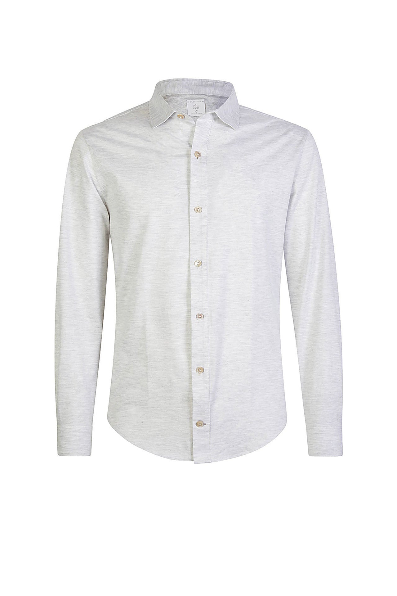Chemise à col classique - Gris Clair