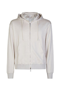 FELPA FULL ZIP CAPPUCCIO