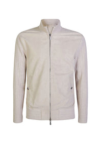 GIUBBINO SUEDE E MAGLIA