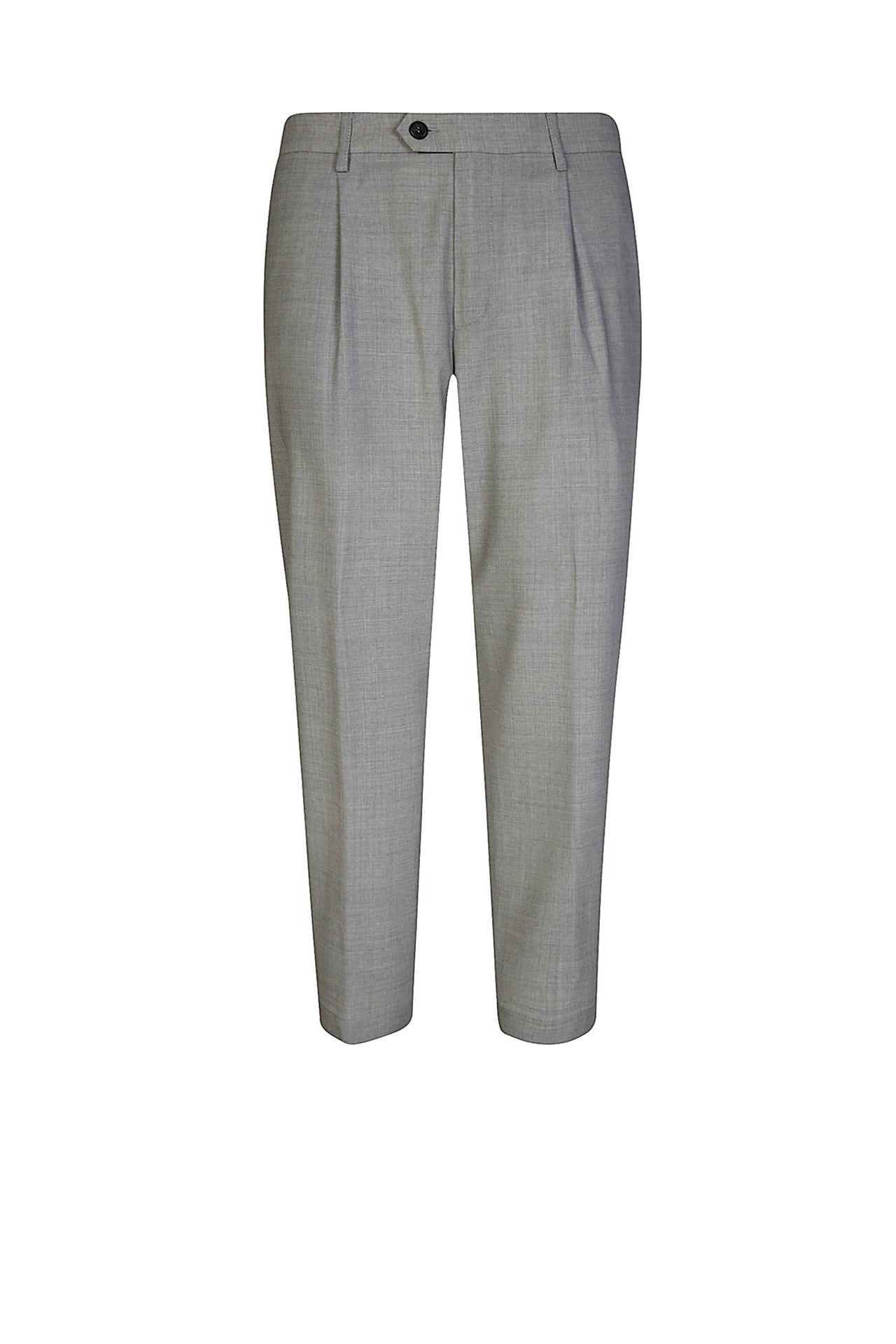 Pantalon à pinces ajusté - Gris Clair