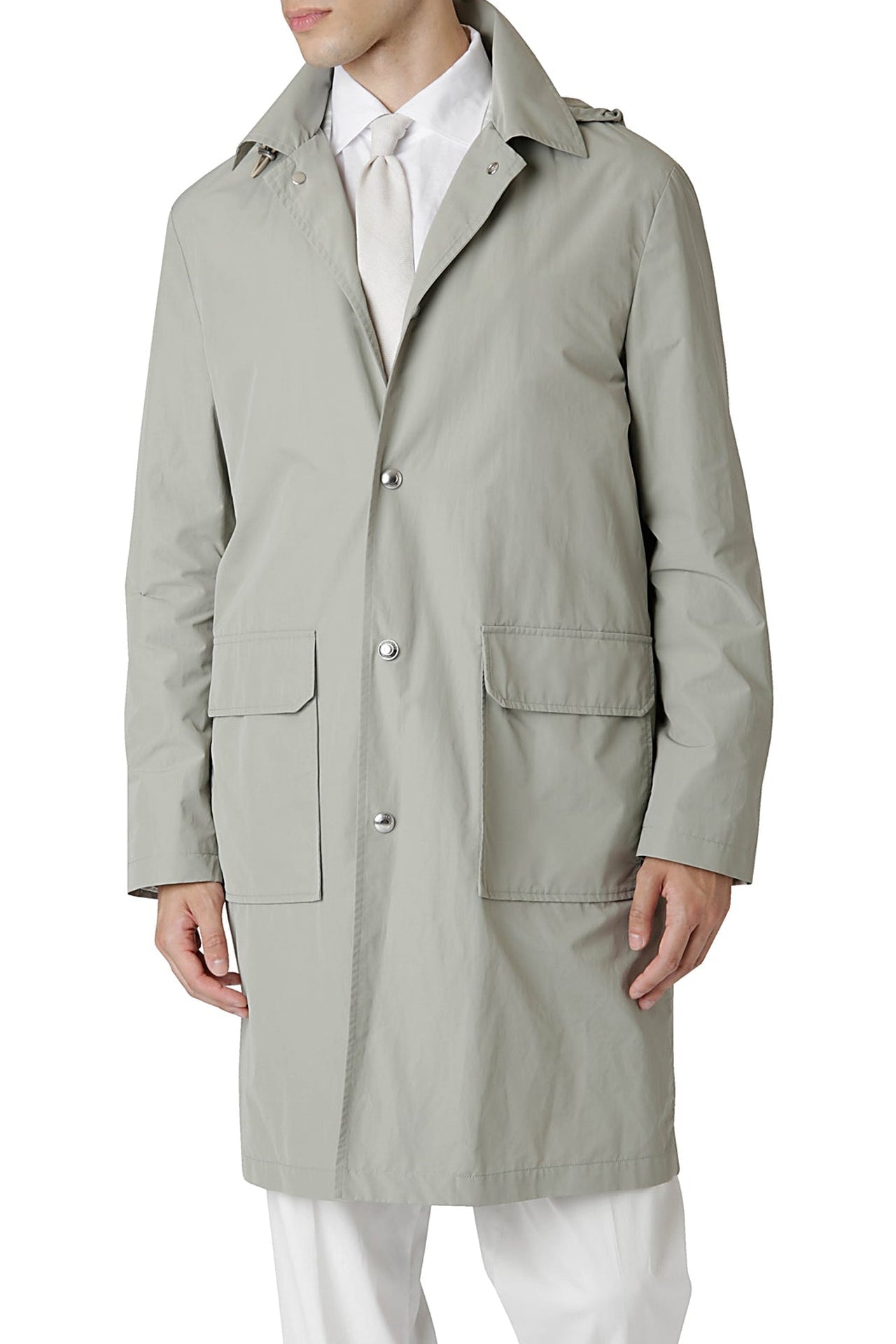 TRENCH CAPPUCCIO STACCABILE