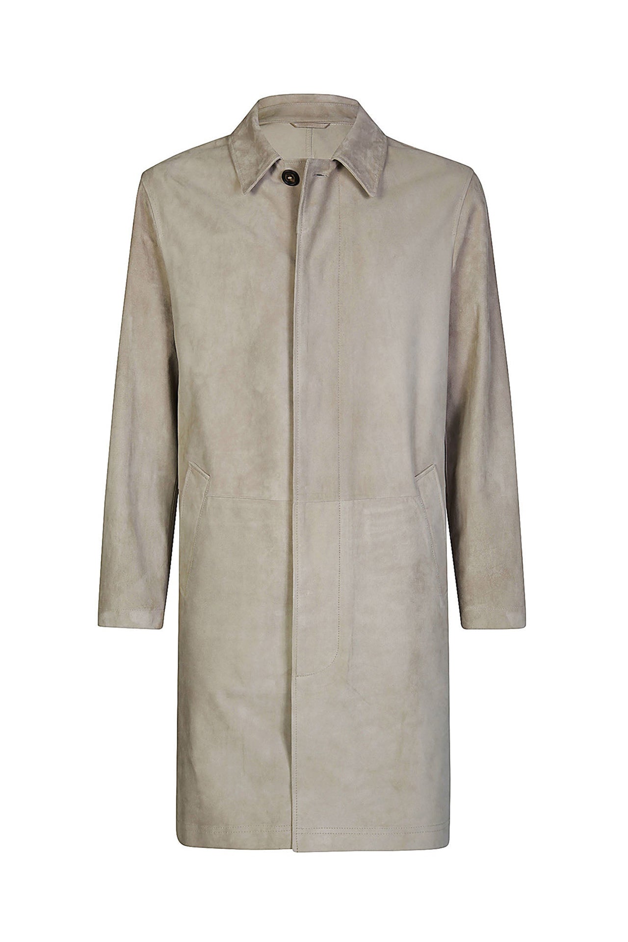 Veste longue à boutons - Tortora