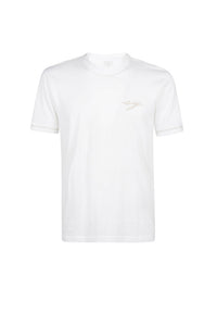 T-shirt à col rond avec logo - Blanc