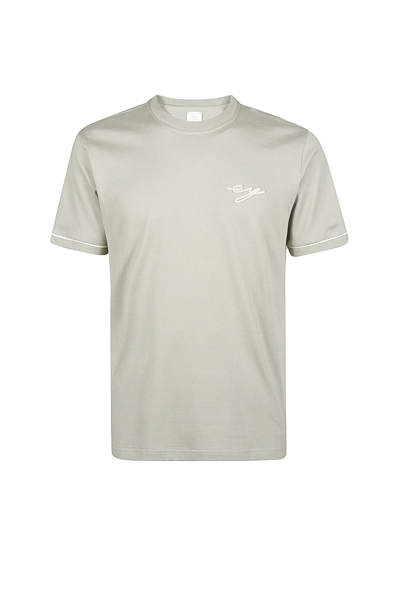 T-shirt à col rond avec logo - Vert
