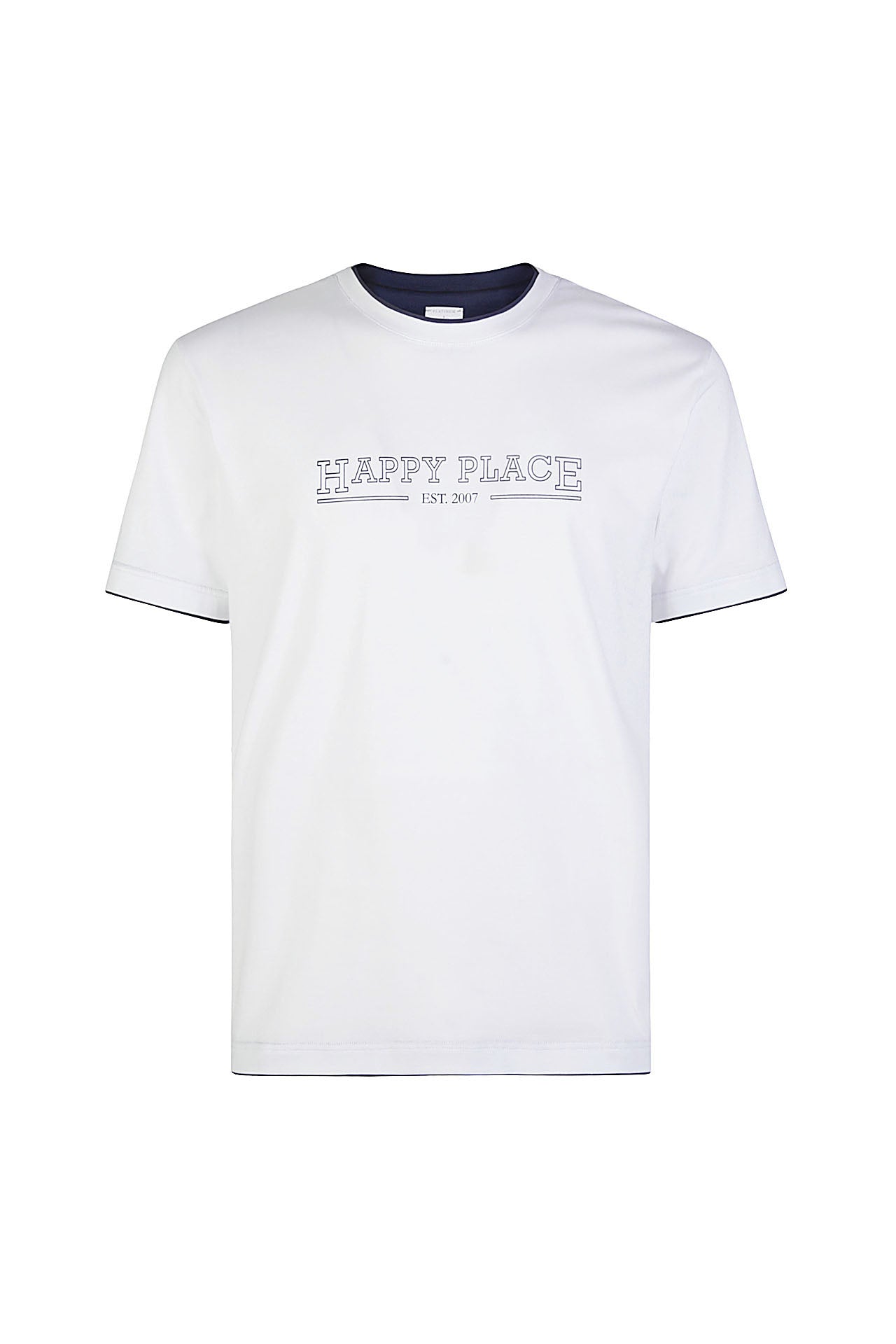 T-SHIRT GIROCOLLO HAPPY PLACE
