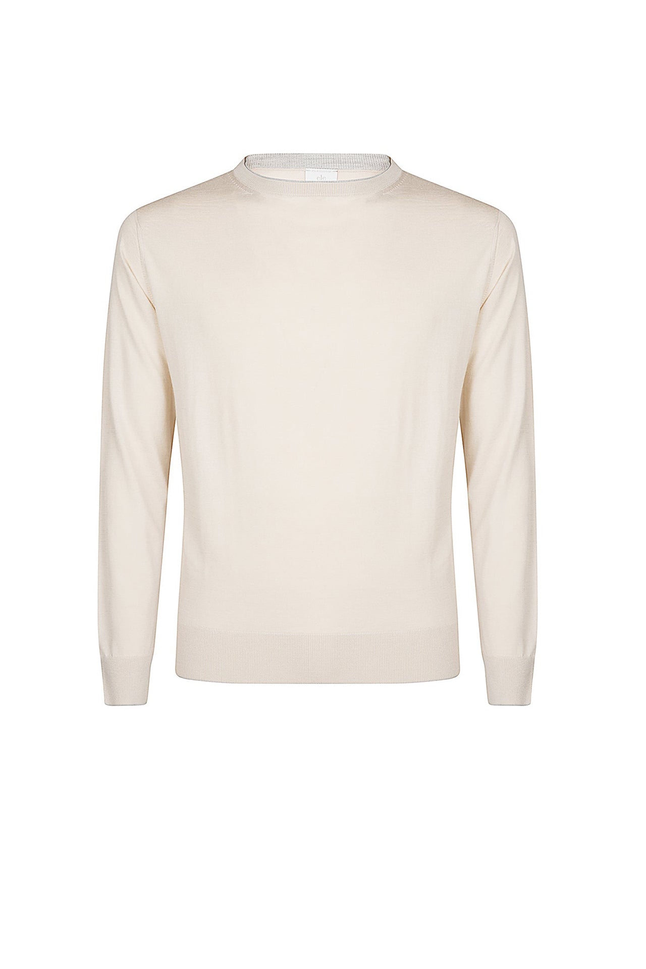 Pull à col rond - Sable & Gris