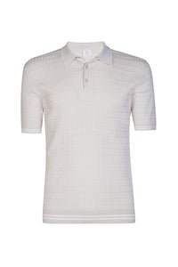 MAGLIA POLO 3 BT MM TRECCIA