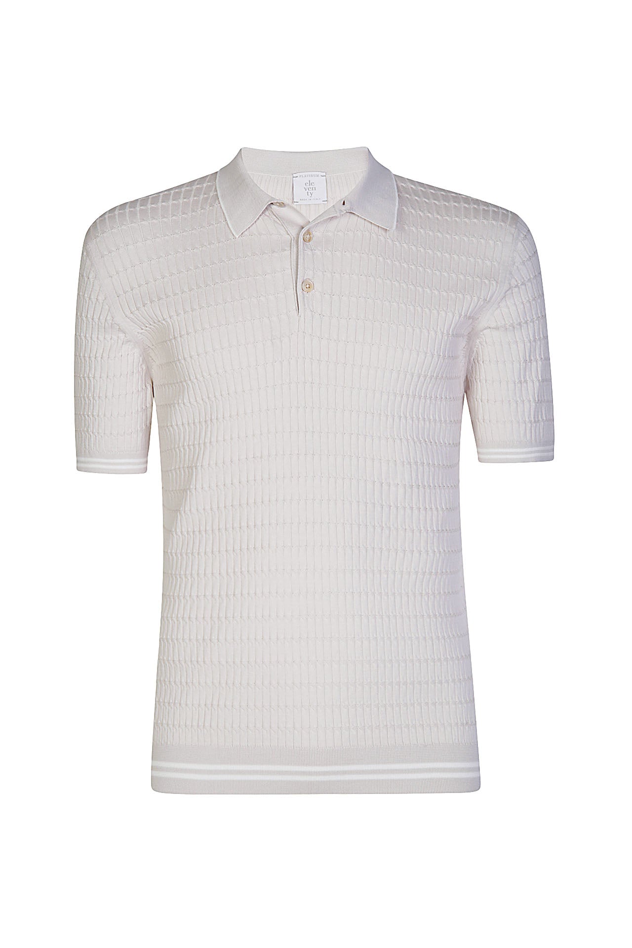 MAGLIA POLO 3 BT MM TRECCIA