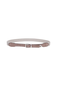Ceinture à boucle classique en cuir - Sable