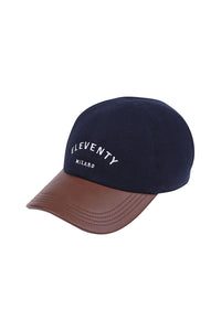 Casquette à logo - Bleu & Marron
