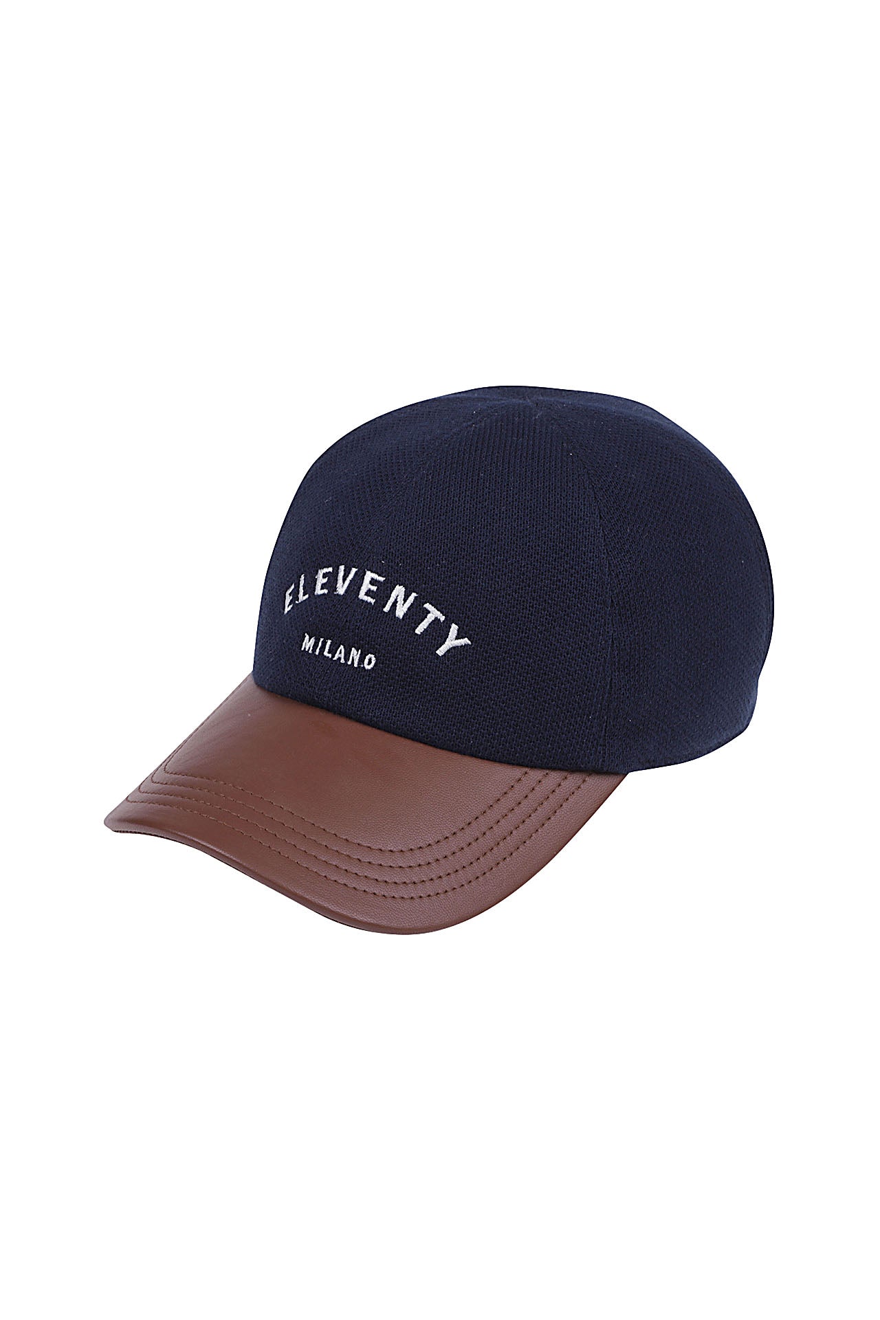 Casquette à logo - Bleu & Marron