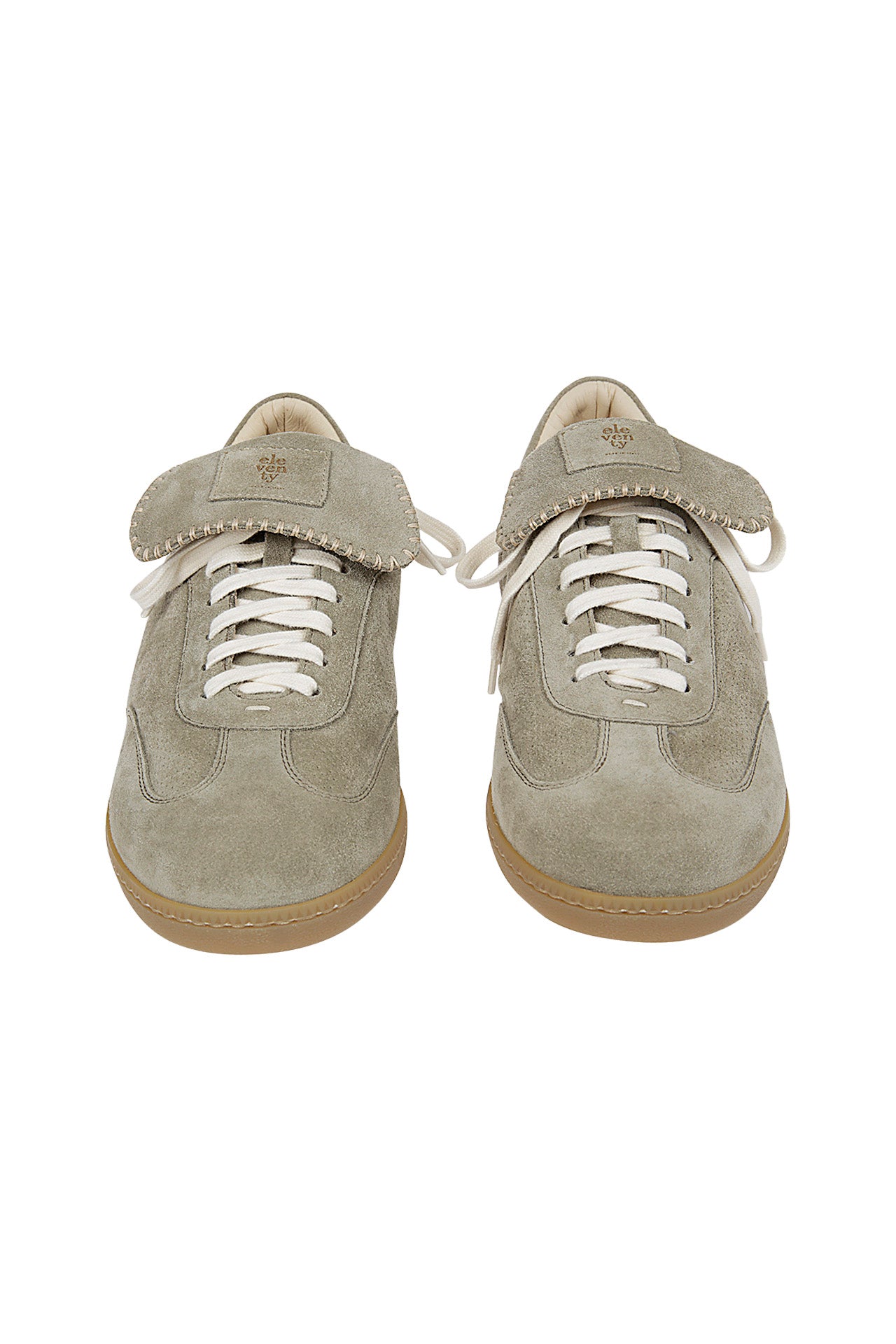 Baskets à lacets - Vert Militaire
