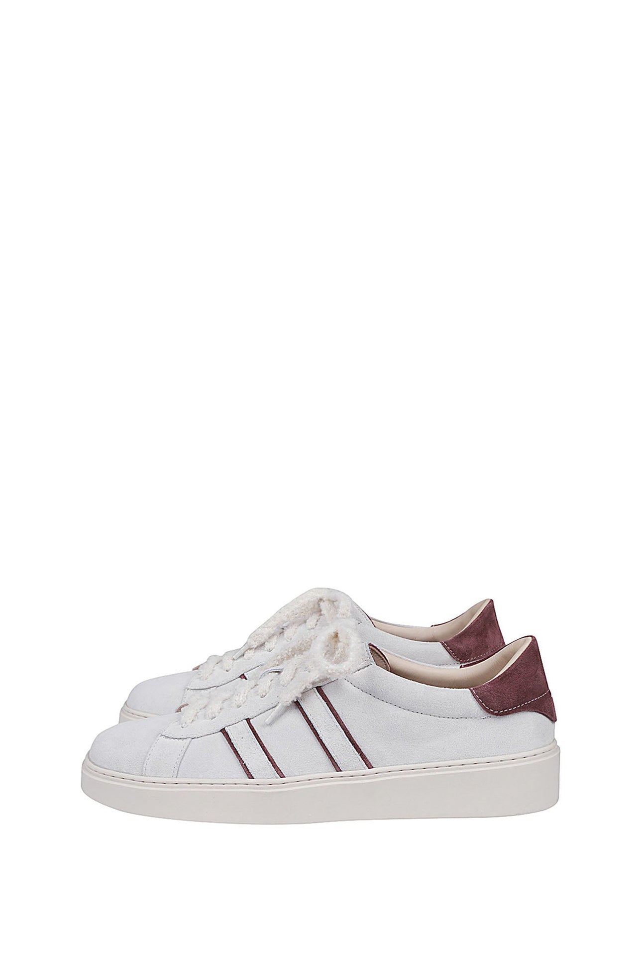 Baskets à lacets - Blanc & Raisin