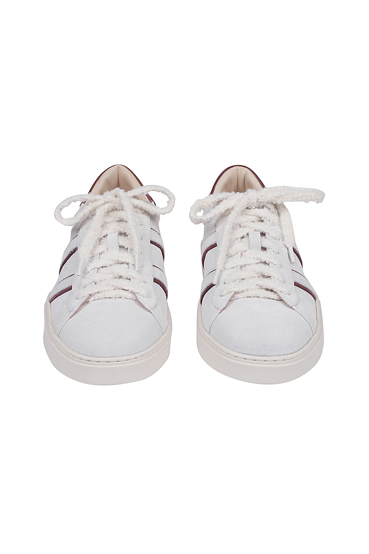 Baskets à lacets - Blanc & Raisin