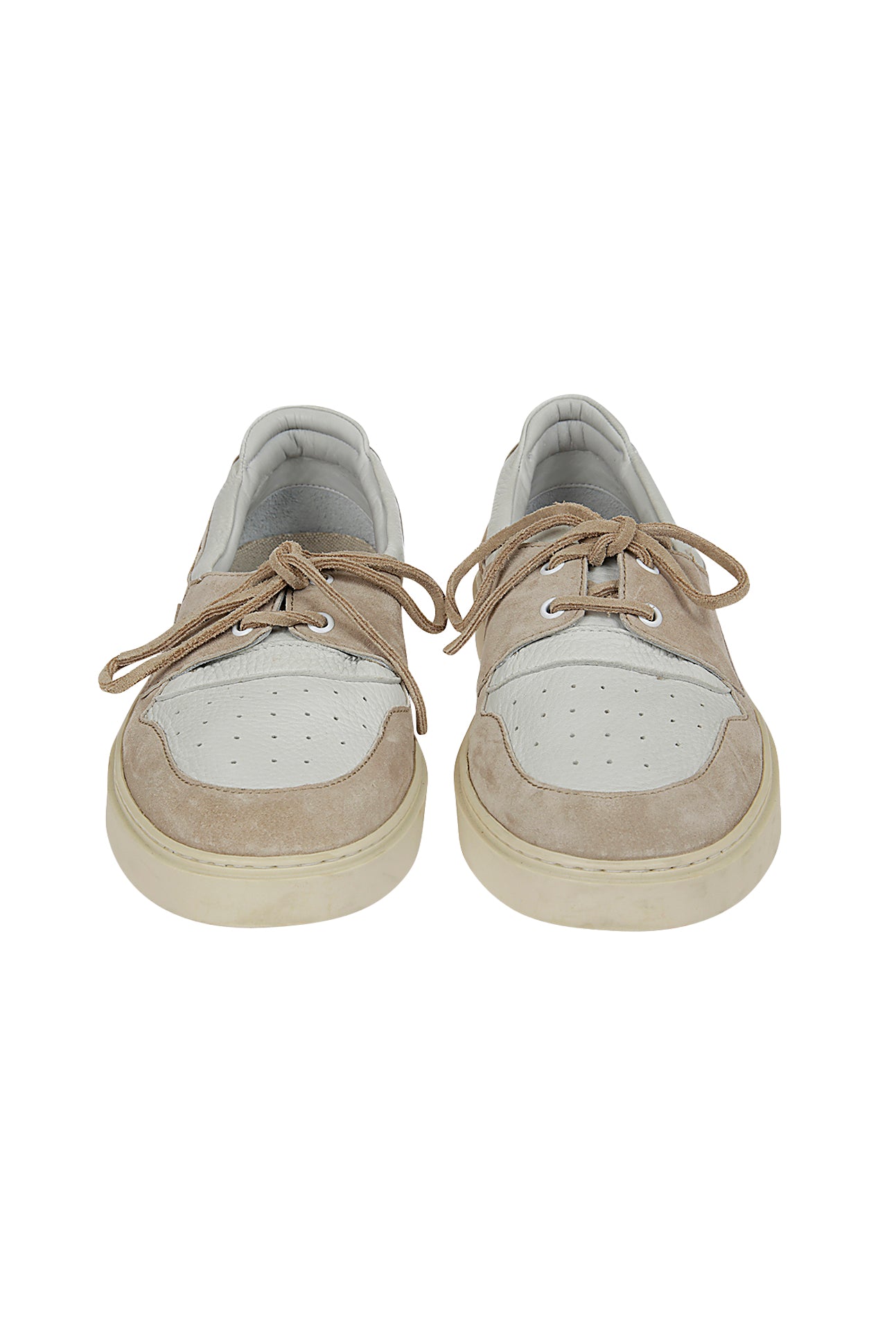 Derbies à lacets - Ivoire & Sable