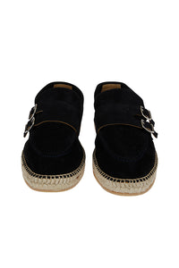 Espadrilles à boucles - Noir