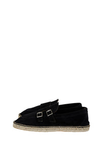 Espadrilles à boucles - Noir