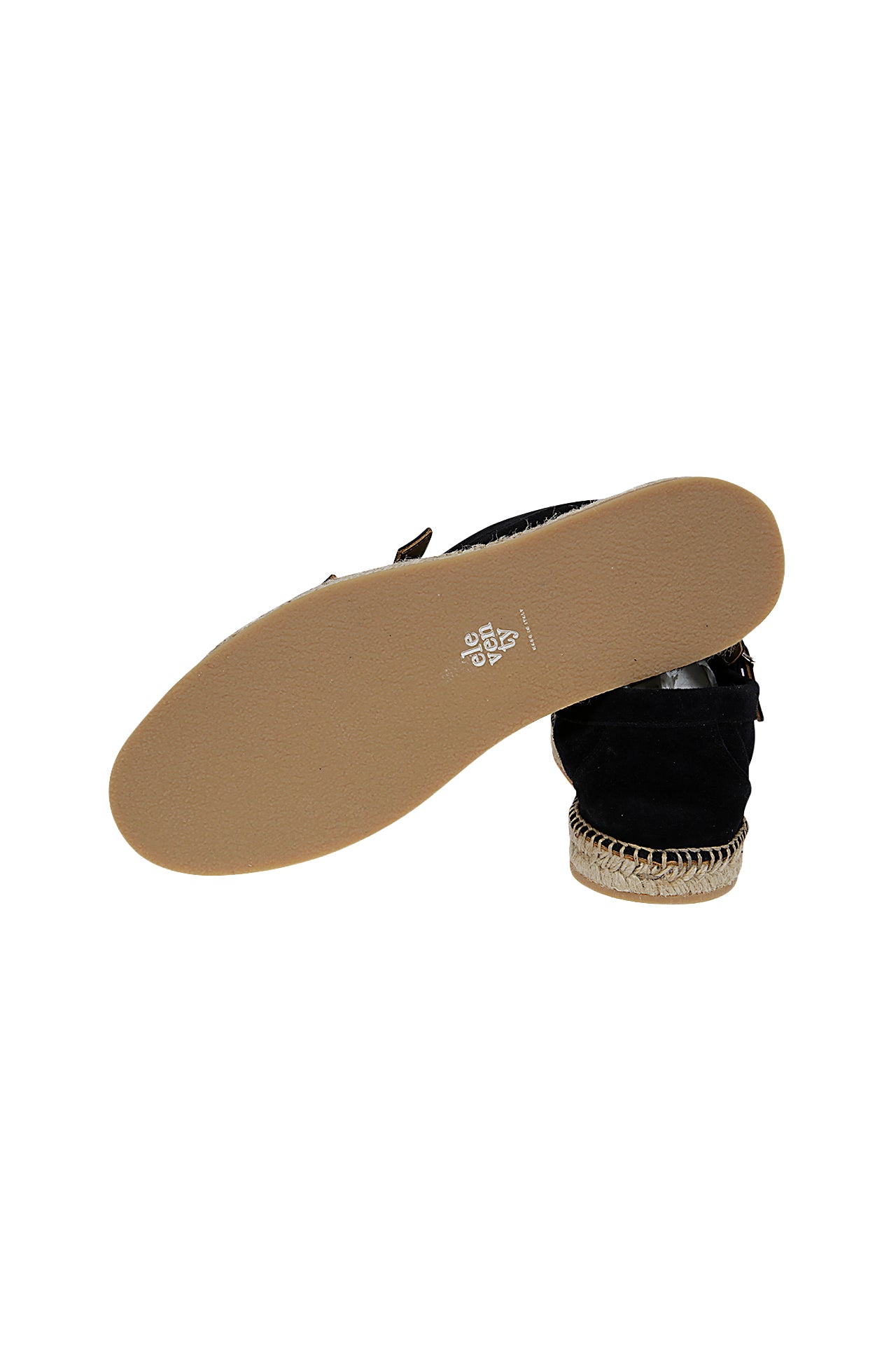 Espadrilles à boucles - Noir